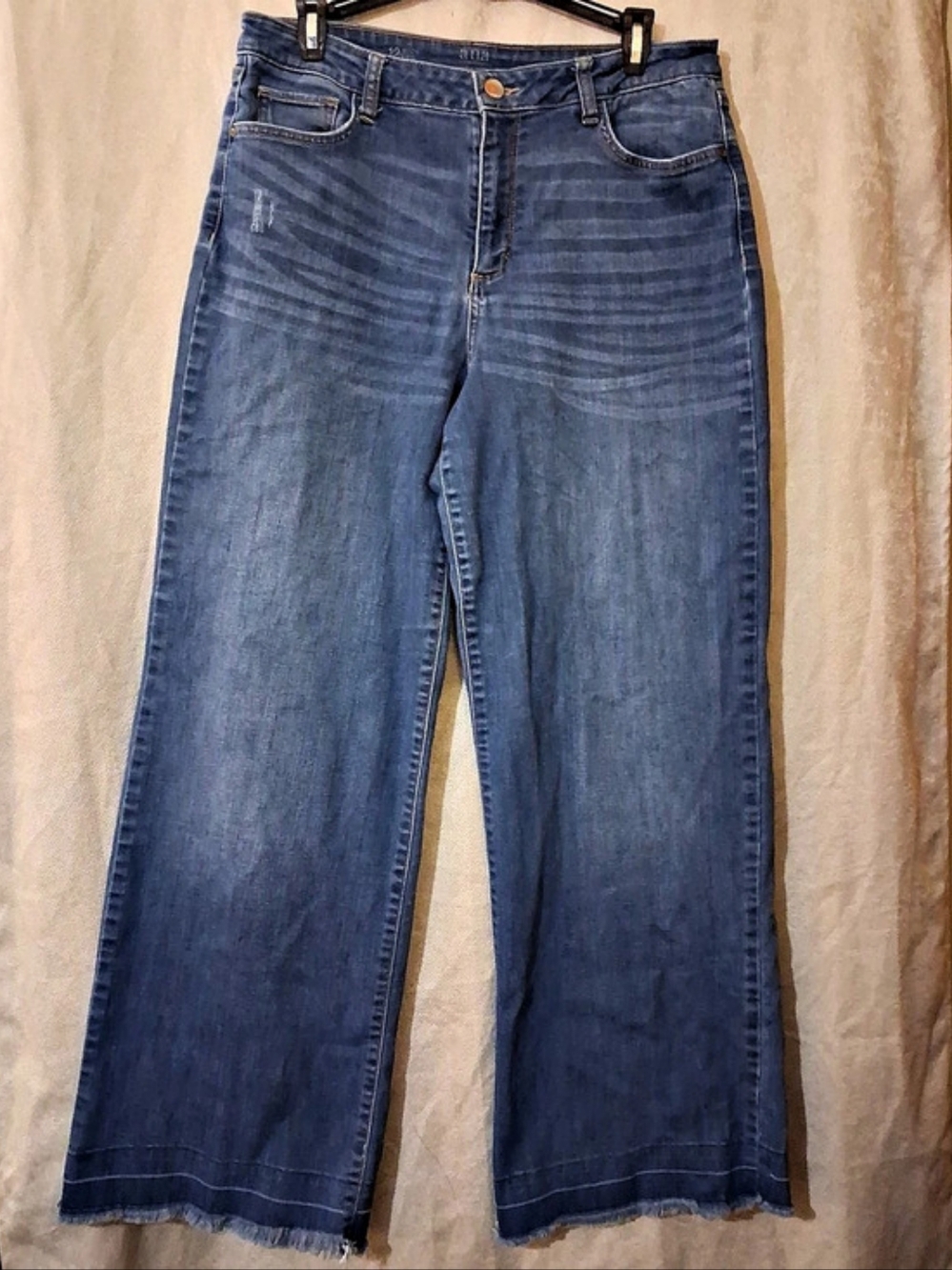 A.n.a Wide Leg Jeans Blue Waist 12